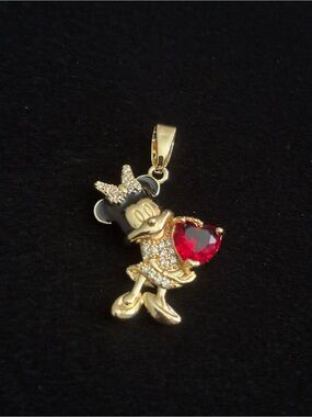 Gold Plated Minnie Mouse pendant
